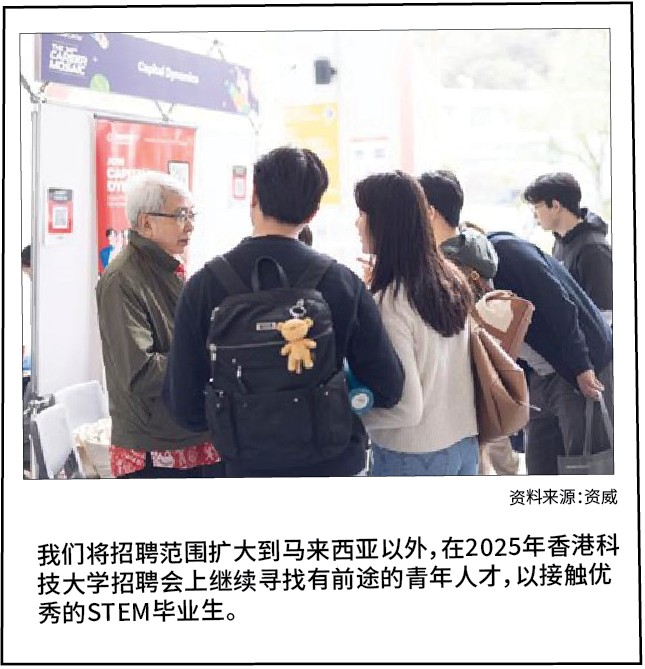 Continuing our search for promising young talents at the HKUST Career Fair 2025, extending our recruitment efforts beyond Malaysia to connect with exceptional STEM graduates.